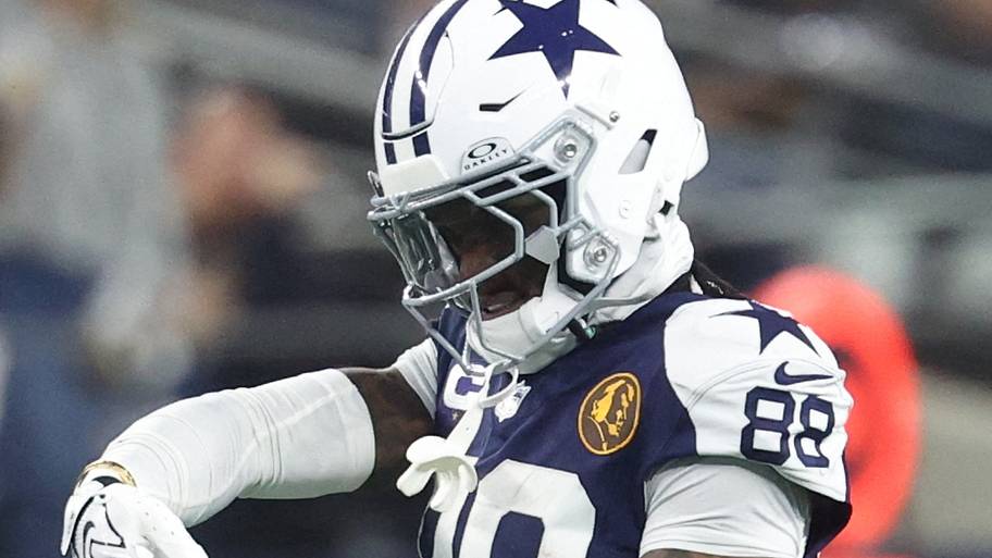 Dallas Cowboys wide receiver CeeDee Lamb (88) celebrates after catching a pass against the Kansas City Chiefs.