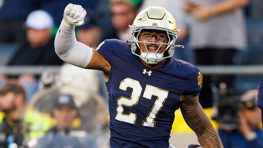 Notre Dame gets encouraging injury update on star linebacker Kyngstonn Viliamu-Asa