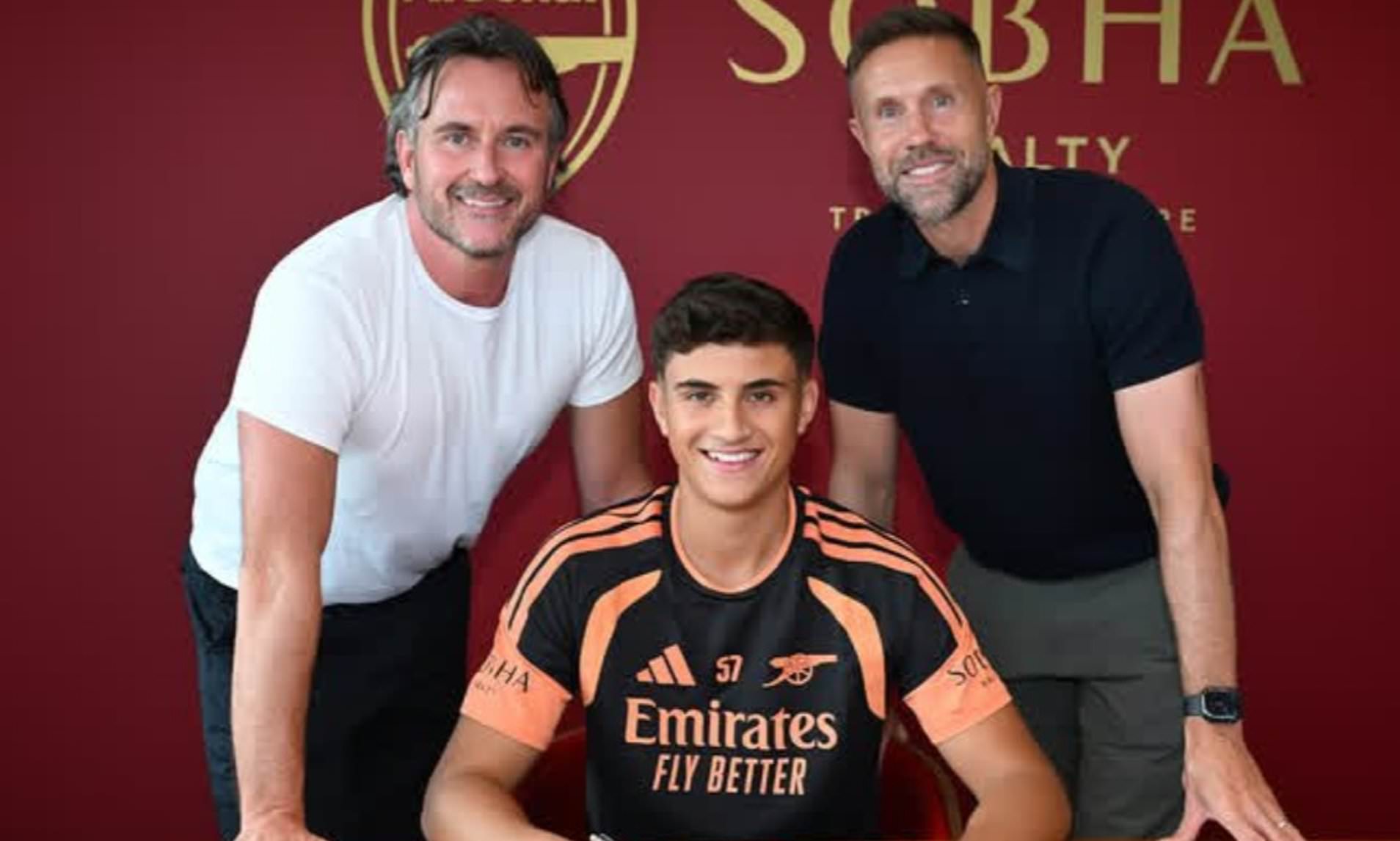 Former England star's son, 18, joins Arsenal after snubbing bitter north London rivals Tottenham