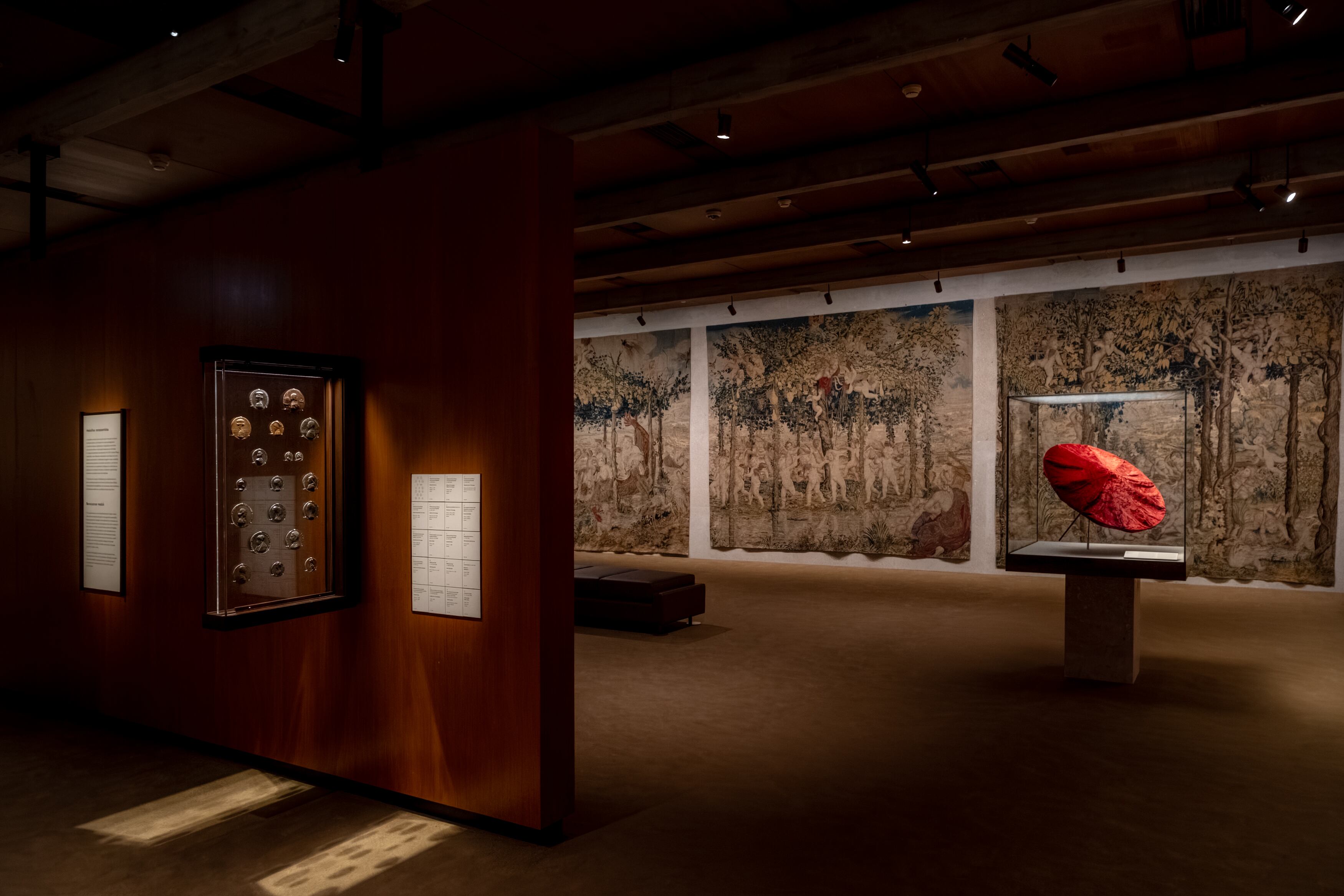 One of the newly renovated galleries of the Gulbenkian Museum.