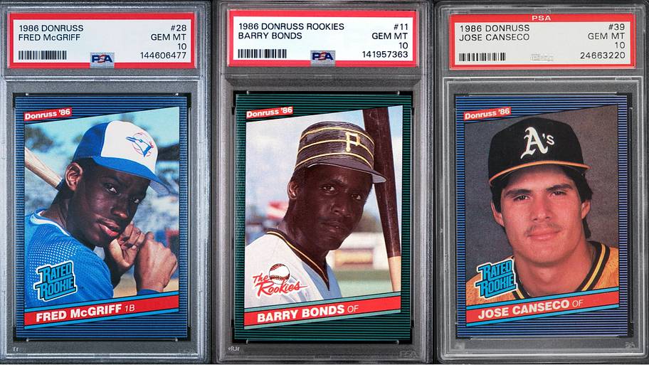 Top 6 most iconic and valuable 1986 Donruss baseball cards