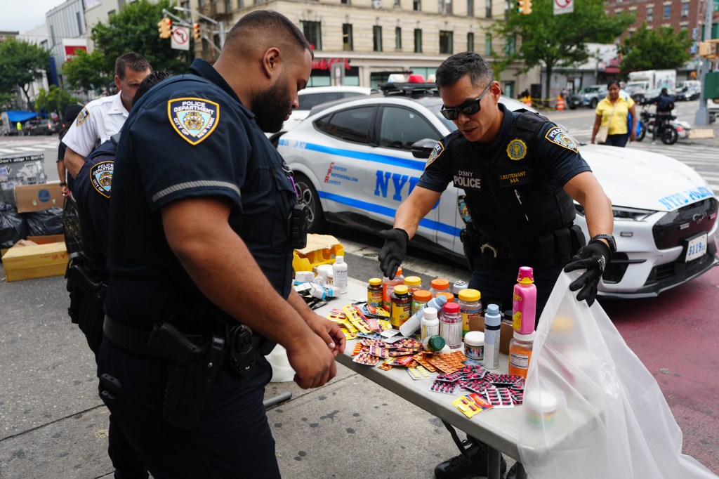 NYPD bust up open-air prescription pill market, sending dealers running with their stashes