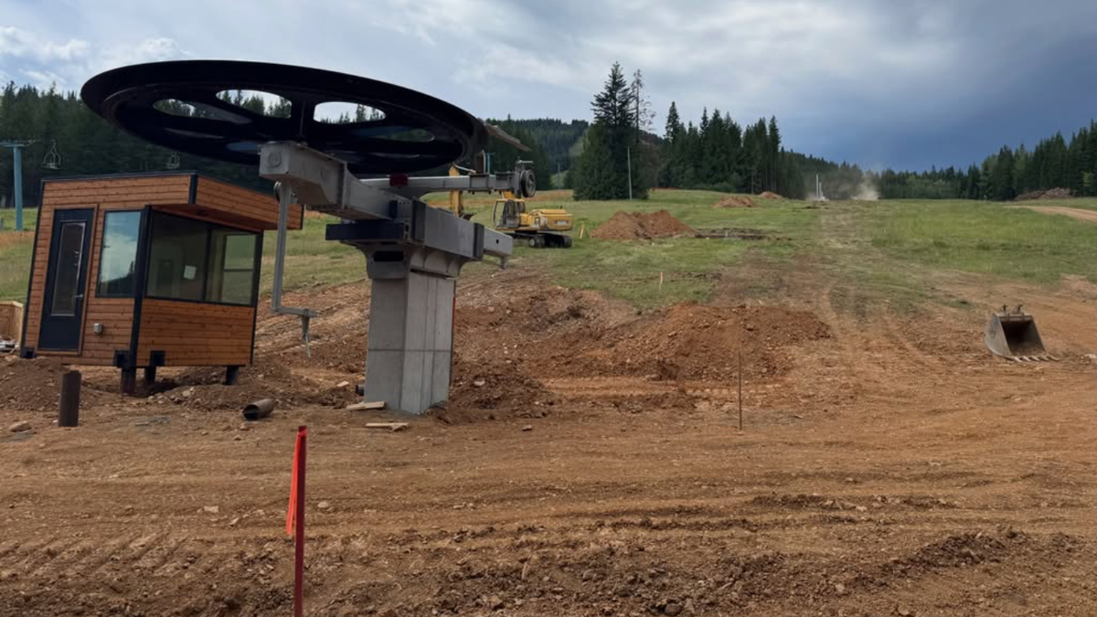Washington ski area making progress on new beginner chairlift