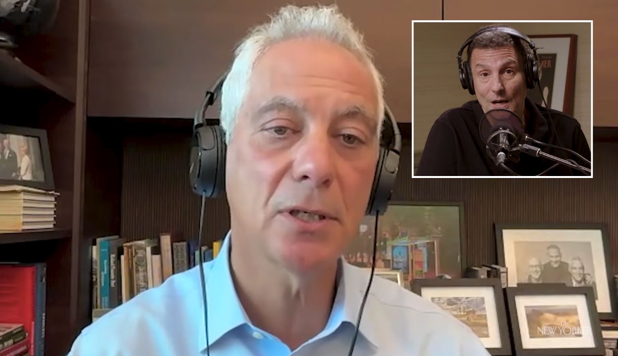Rahm Emanuel clashes with the New Yorker’s David Remnick over whether Democrats should ‘prioritize’ trans issues