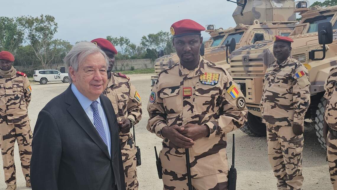 U.N. Secretary-General António Guterres arrives on Tuesday, June 16, 2026 in Haiti, where he met with Chadian soldiers deployed to the Gang Suppression Force. The U.S. wants to deport Haitians despite saying Haiti is too dangerous for American travelers.