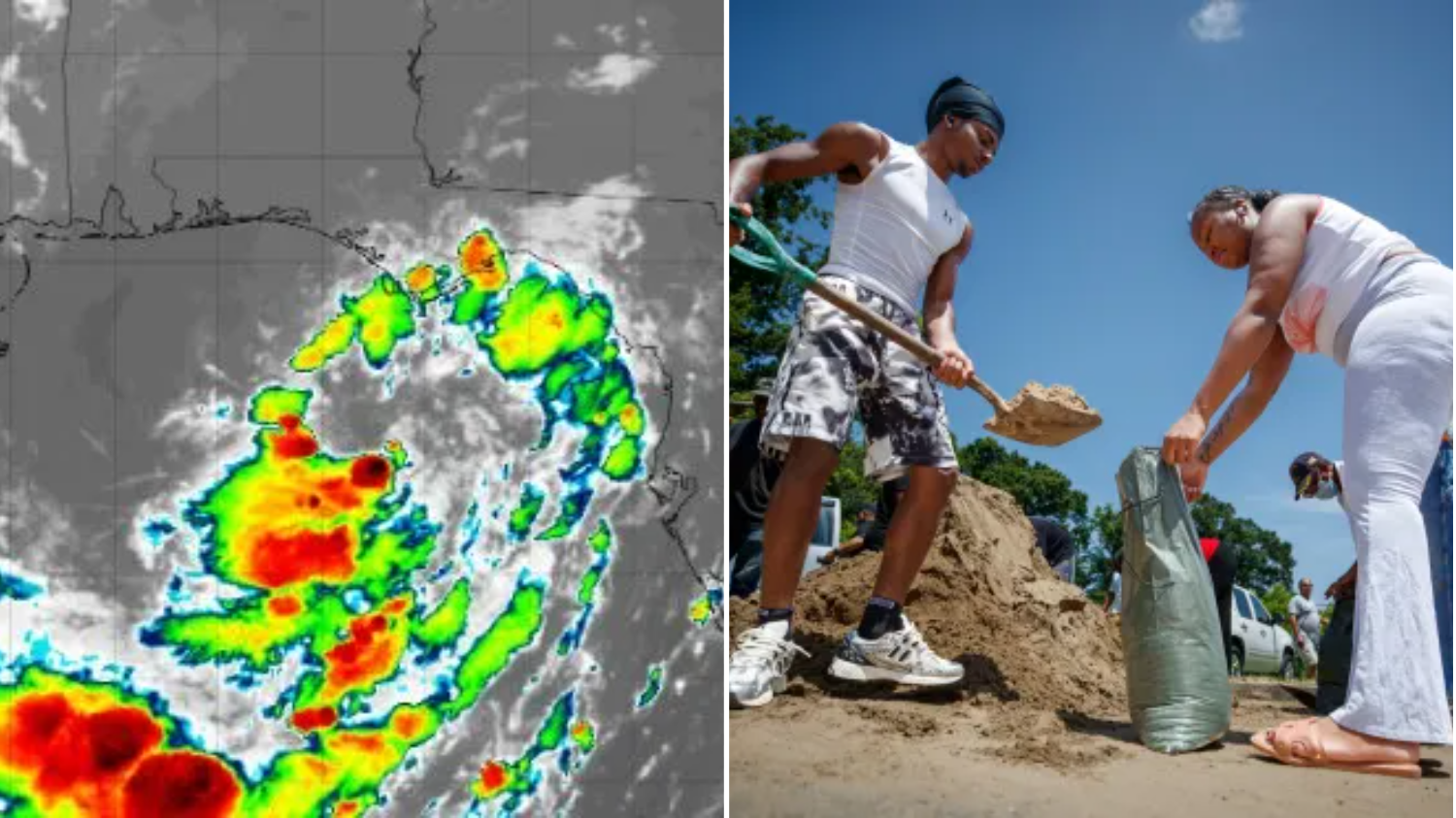 Millions warned of life-threatening conditions as Tropical Storm Bertha heads toward US