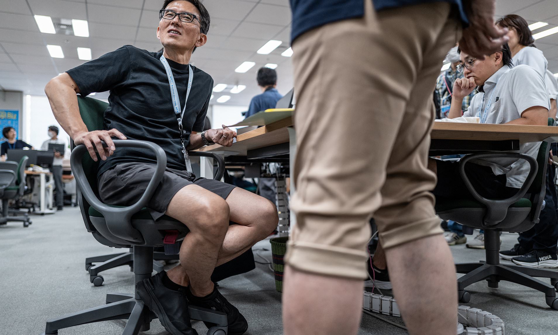 Women complain of 'leg hair harassment' after men told to wear shorts