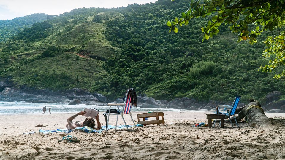 Bonete beach, on the southern edge of Ilhabela island, is rich in natural beauty. At night, its dark skies are perfect for stargazing. - Larissa Neves/Alamy Stock Photo