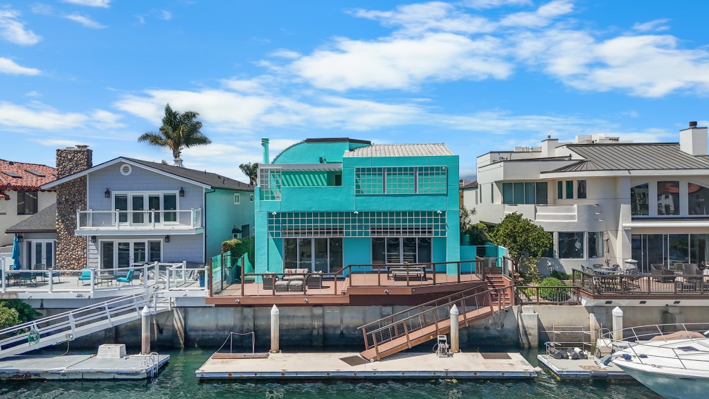‘Miami Vice’-style mansion just 90 minutes from LA lists for sale with private boat jetty