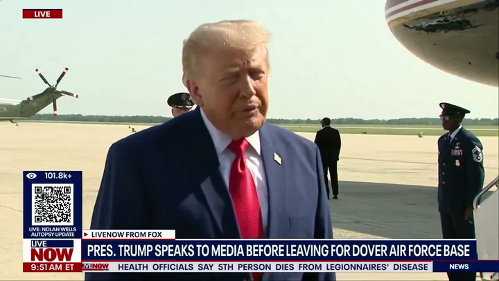 Confused Trump, 80, glitches in message to fallen troops’ families