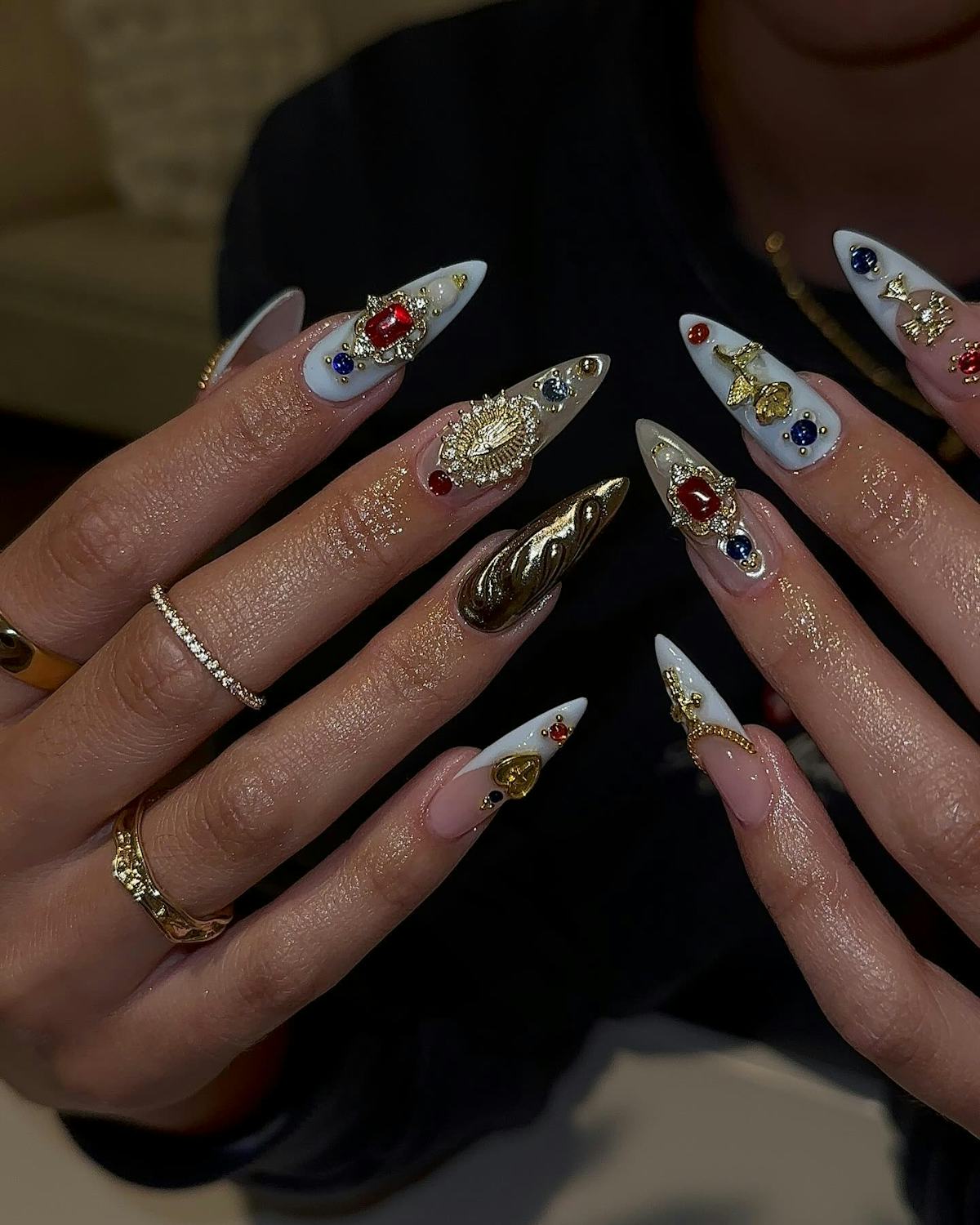 Baroque Nails Are This Summer's Most Luxurious Manicure Trend