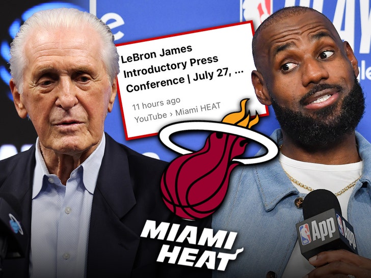 Miami Heat posts 'LeBron James introductory press conference' link, team claims mistake