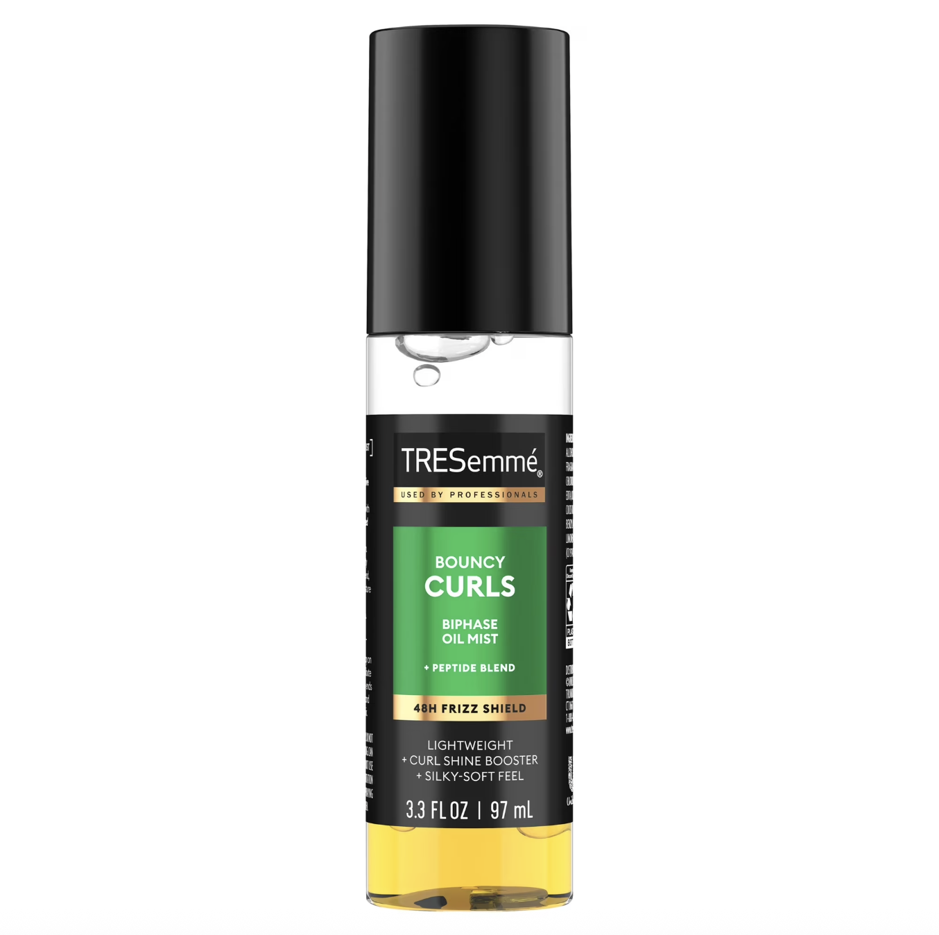 TRESemmé, Tresemmé Biphase Oil Mist for a 48h Frizz Shield, Bouncy Curls With Peptide Blend, 3.3 Fl Oz