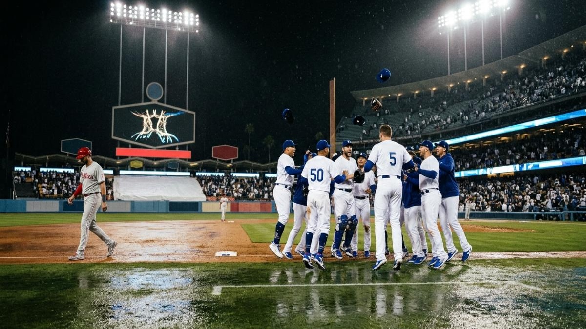 Dodgers defeat Phillies after costly JT Realmuto baserunning mistake ends dramatic ninth inning