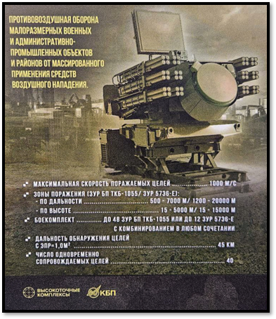 Pantsir SMD missile System data sheet