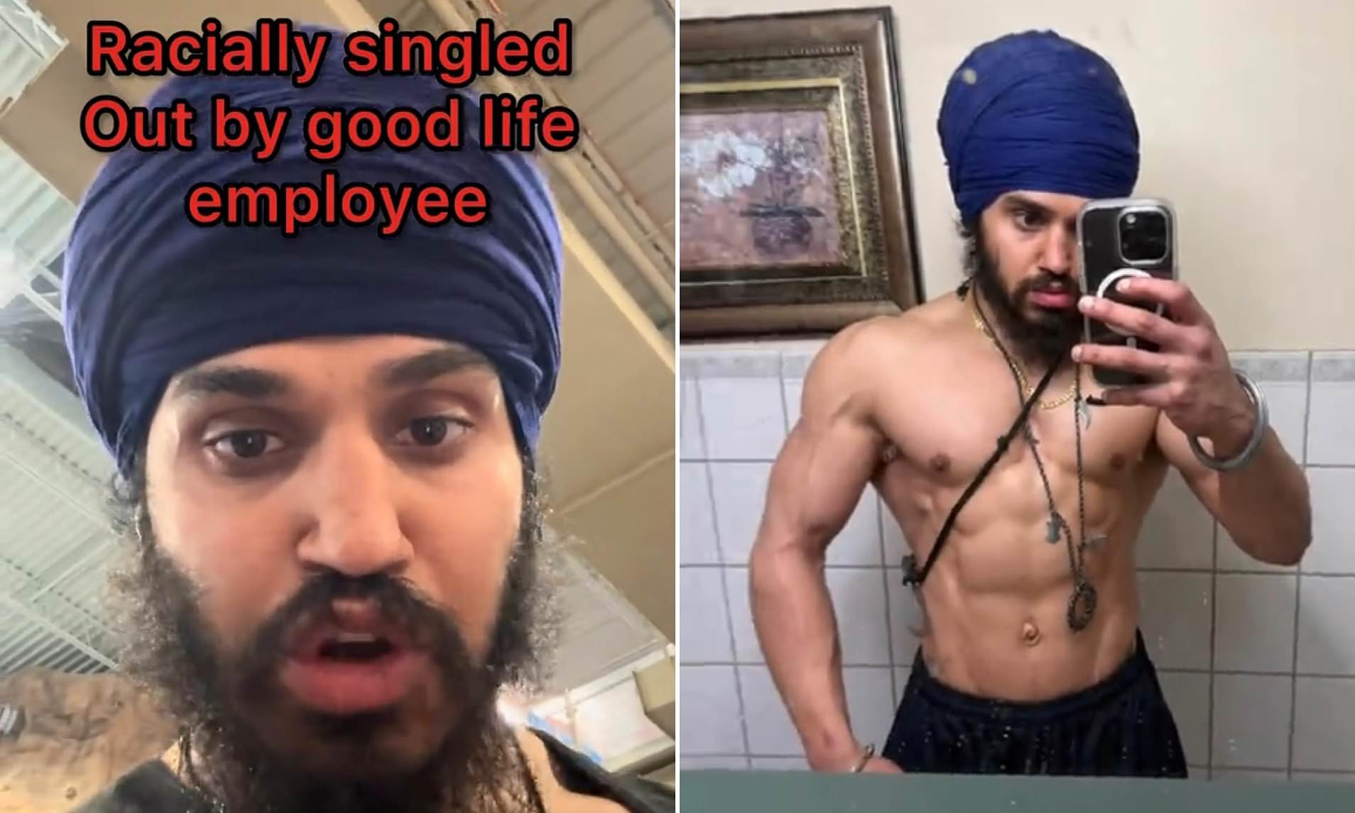 Gym issues apology to Sikh man after ordering him to leave because of kirpan knife he carries