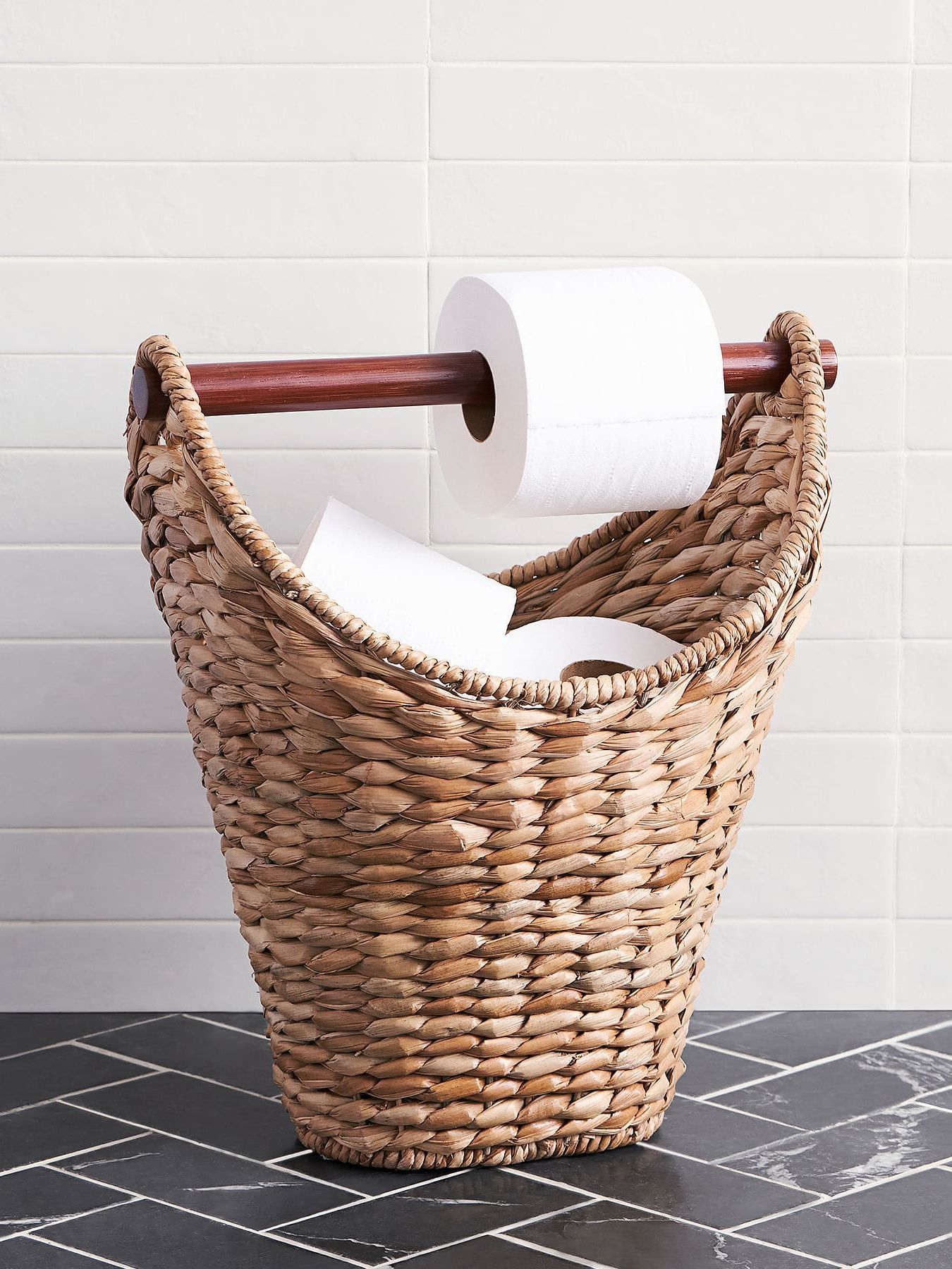 Pottery Barn, Seagrass Handcrafted Toilet Paper Holder