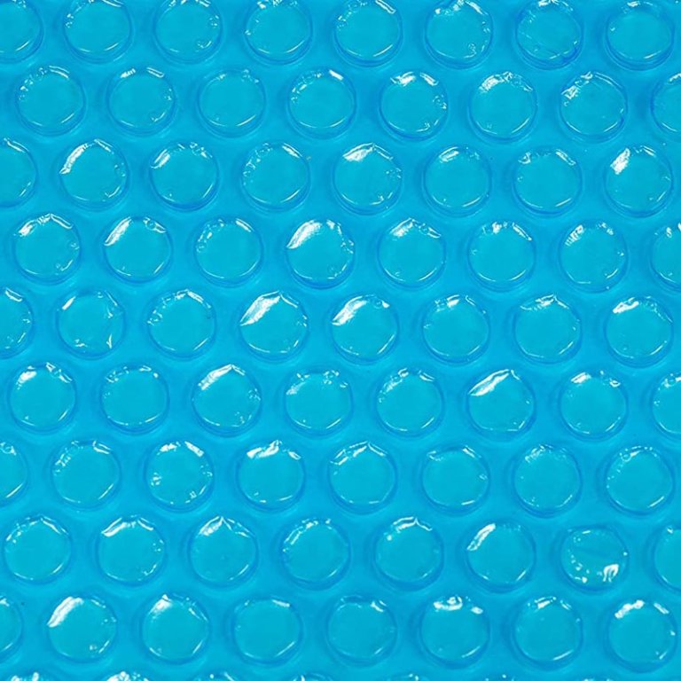 Closeup of the Doheny's Clear-Tek Micro-Bubble Solar Covers