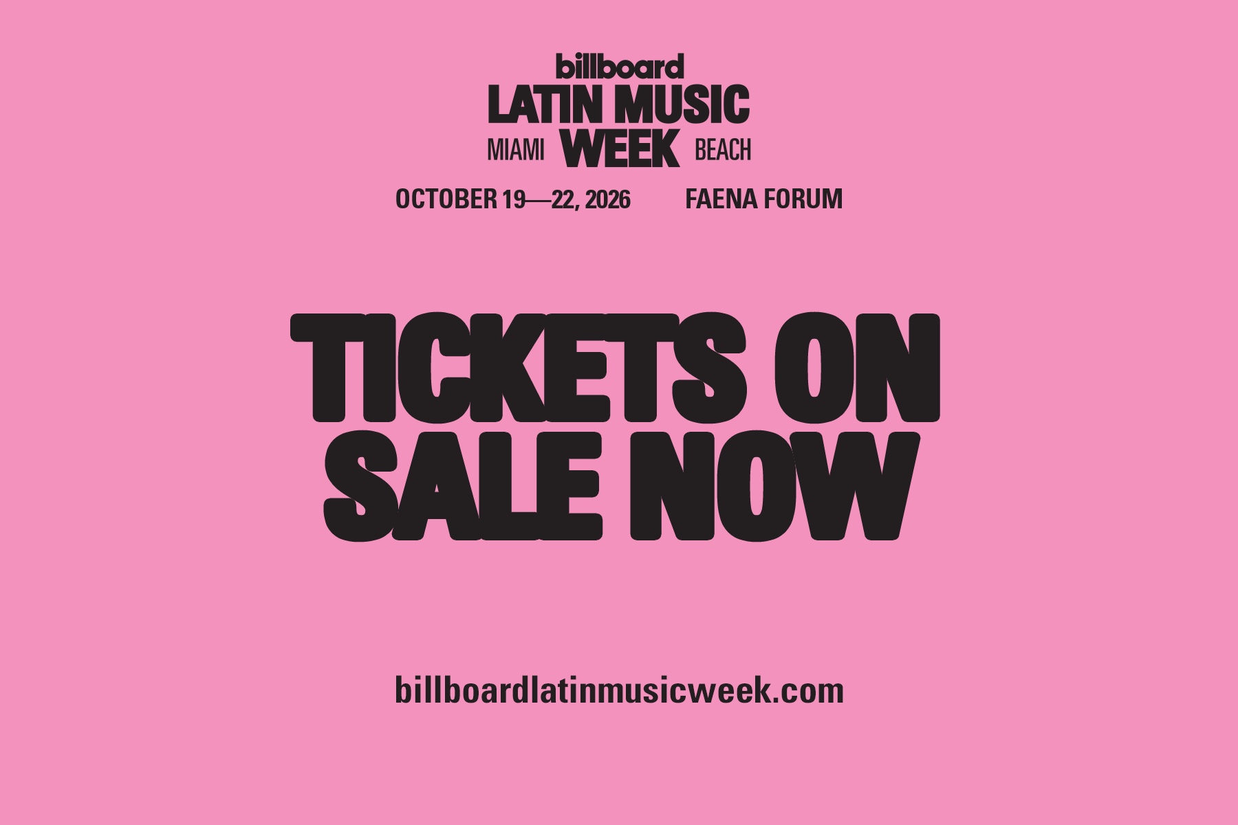Latin Music Week 2026: Greeicy, Jay Wheeler, Kany García, Ryan Castro