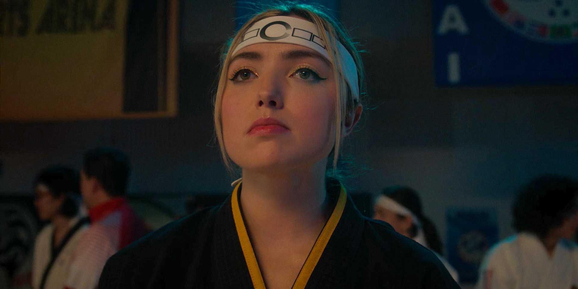 Tory (Peyton List) focused for the Sekai Taikai final in Cobra Kai Season 6 Ep 14