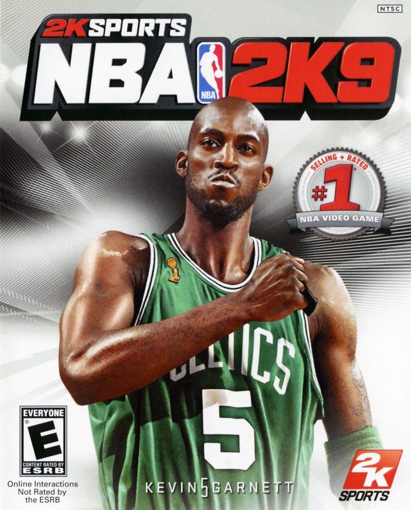 NBA 2K covers through the years