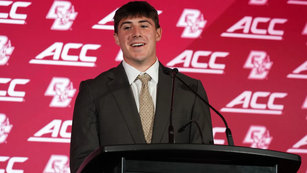 Boston College exciting transfer QB given shock ranking by The Athletic with Trinidad Chambliss comparison