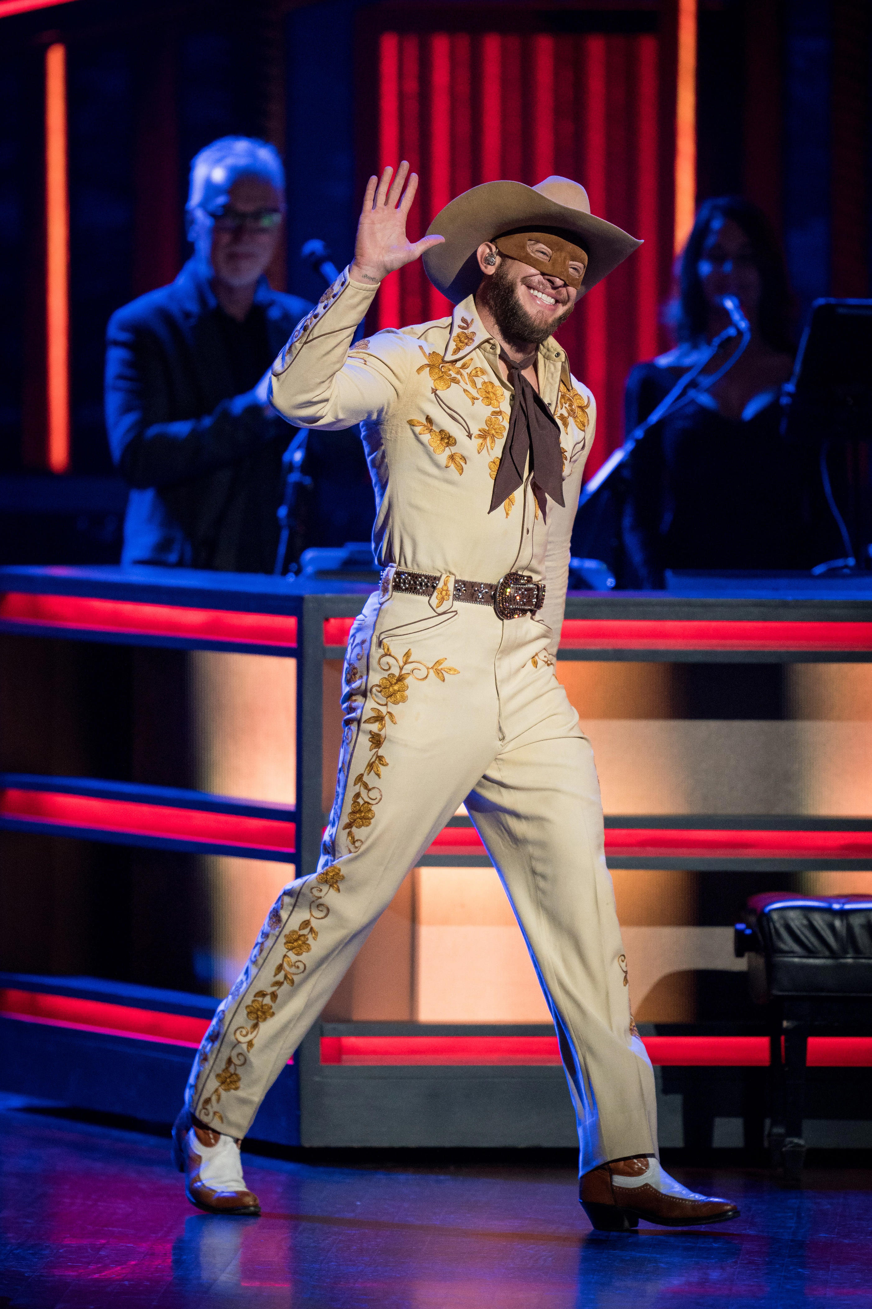 Orville Peck performs on the Grand Ole Opry at the Grand Ole Opry House in Nashville, Tenn., Tuesday, July 21, 2026.