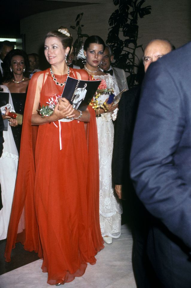 Princess Grace at the Red Cross Ball in 1976.