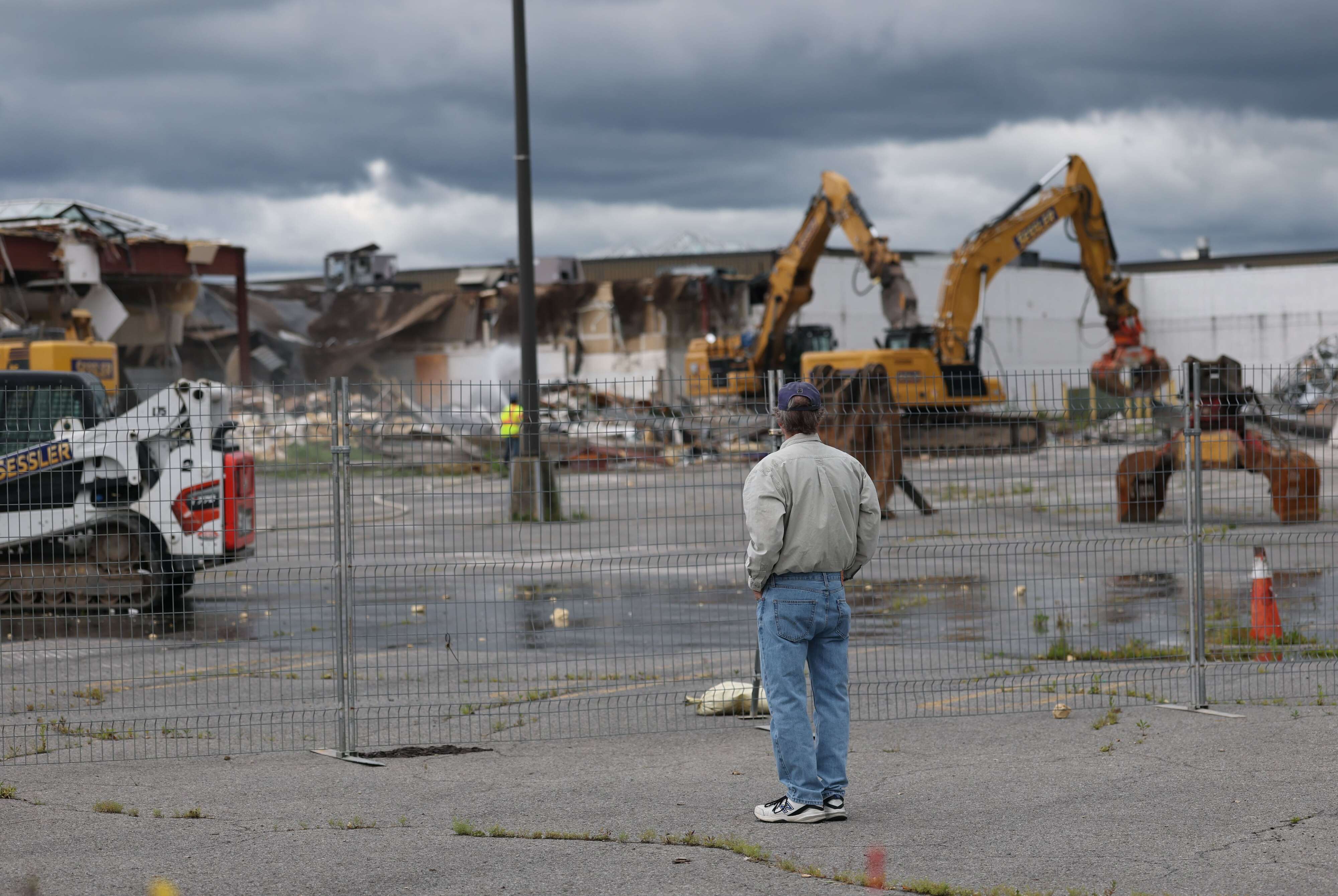 Demolition has started at the Great Northern Mall Wednesday July 22, 2026. Sessler Wrecking, a demolition contractor based in Waterloo, started to demolish the mall in preparation for the sites redevelopment. Dennis Nett | dnett@syracuse.com