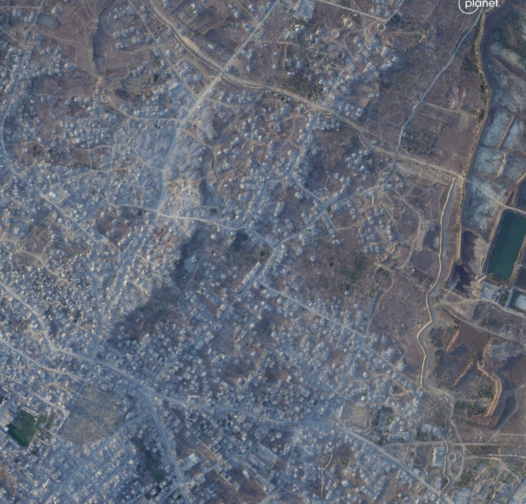 Satellite imagery shows scope of Israeli wall in Gaza