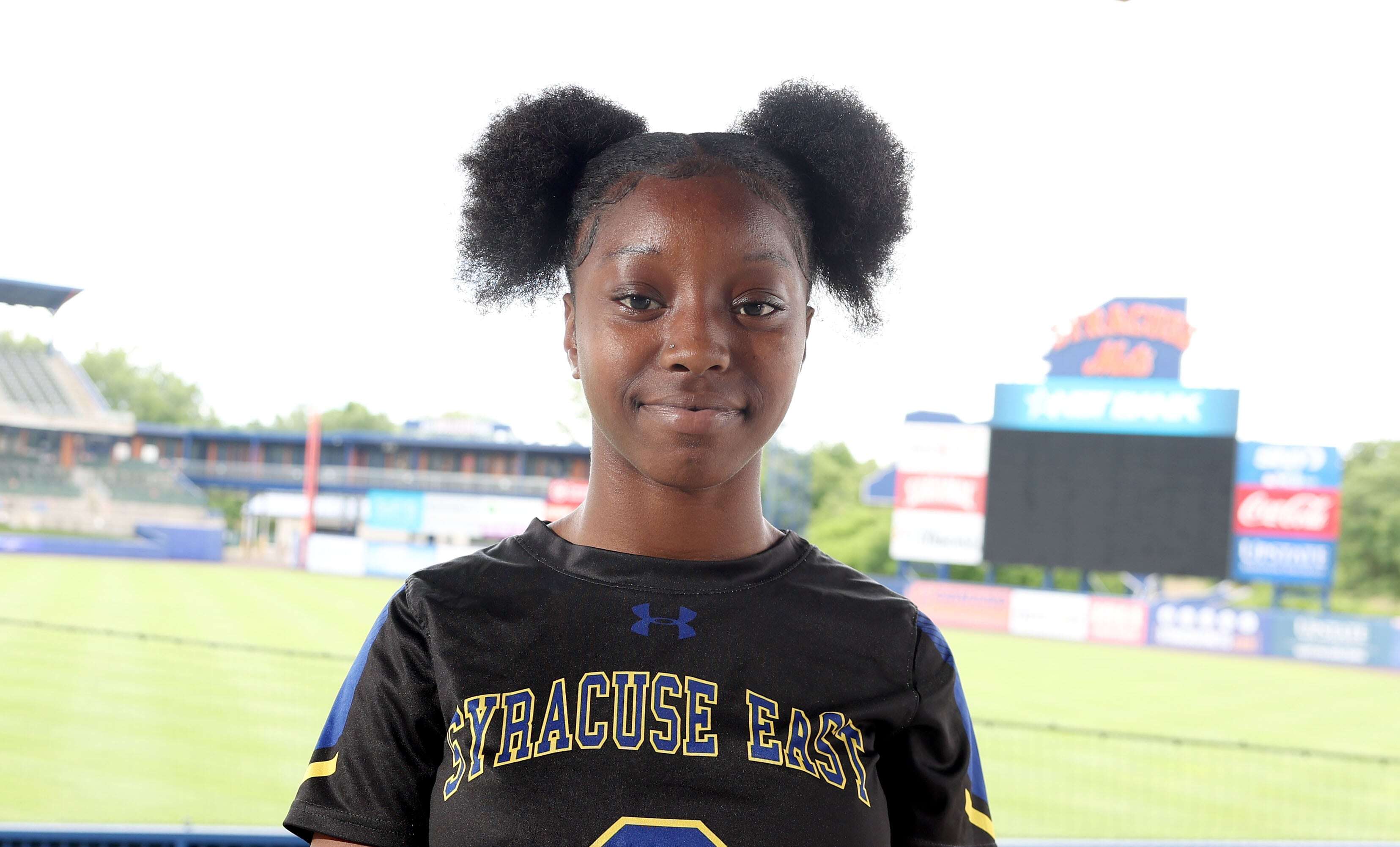 Syracuse East's Legacy Huggins has been named to syracuse.com's 2026 All-CNY flag football team.