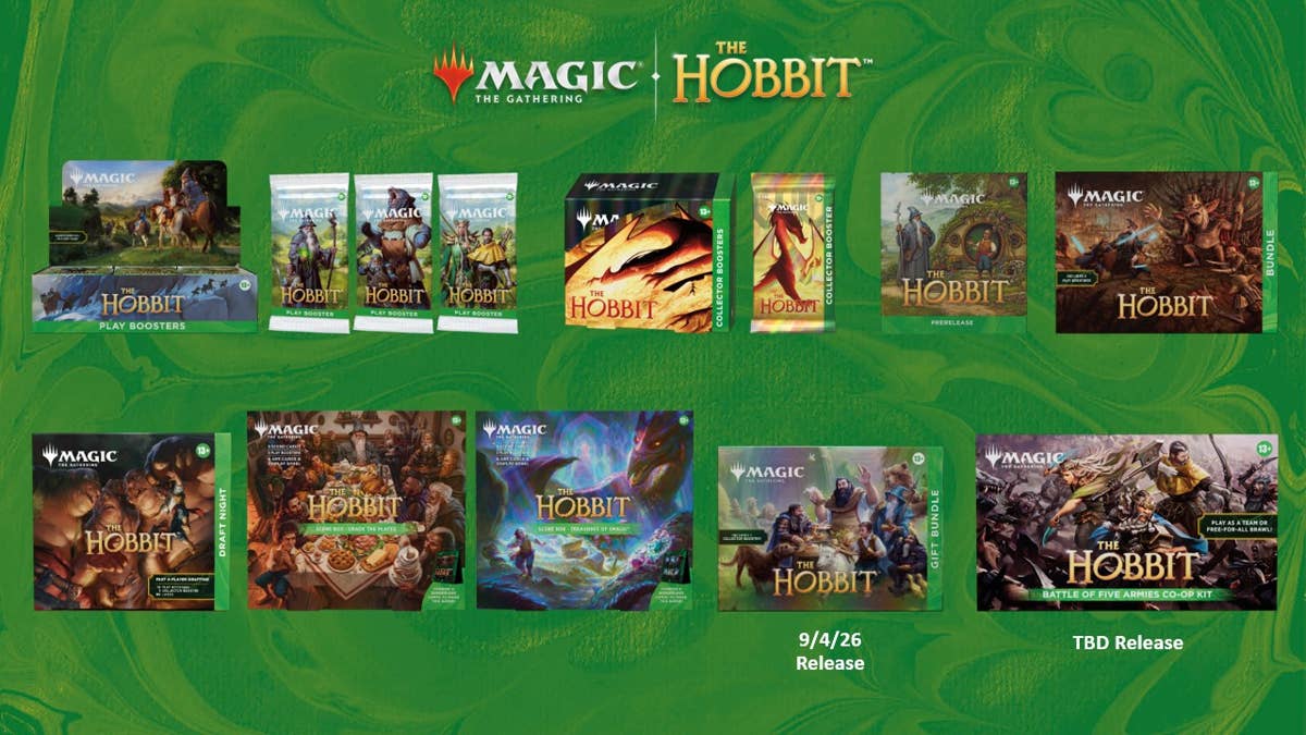 Magic: The Gathering The Hobbit product lineup revealed
