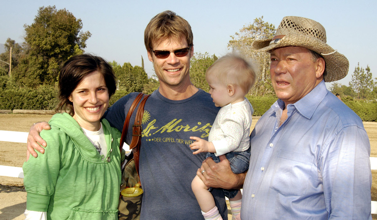 Melanie Shatner, Joel Gretsch, daughter Willow and William Shatner (Photo by Barry King/WireImage)