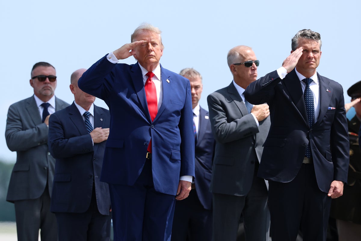 Trump attends dignified transfer of four US soldier