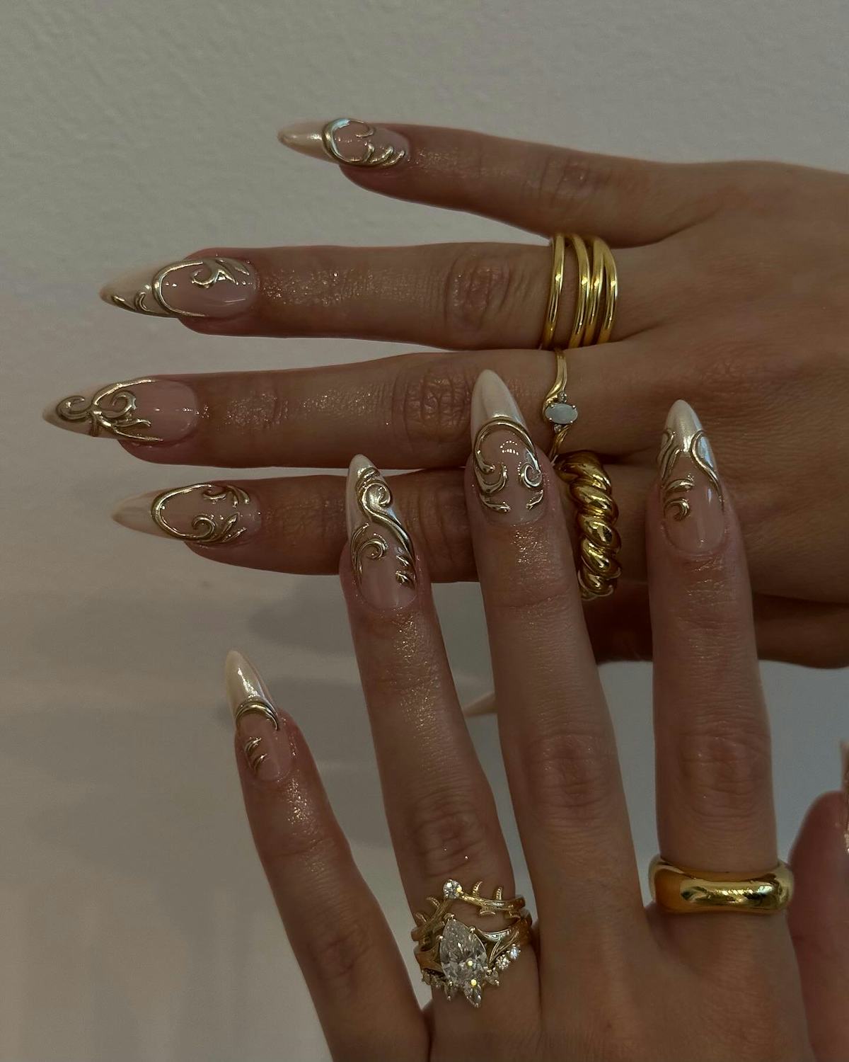Baroque Nails Are This Summer's Most Luxurious Manicure Trend