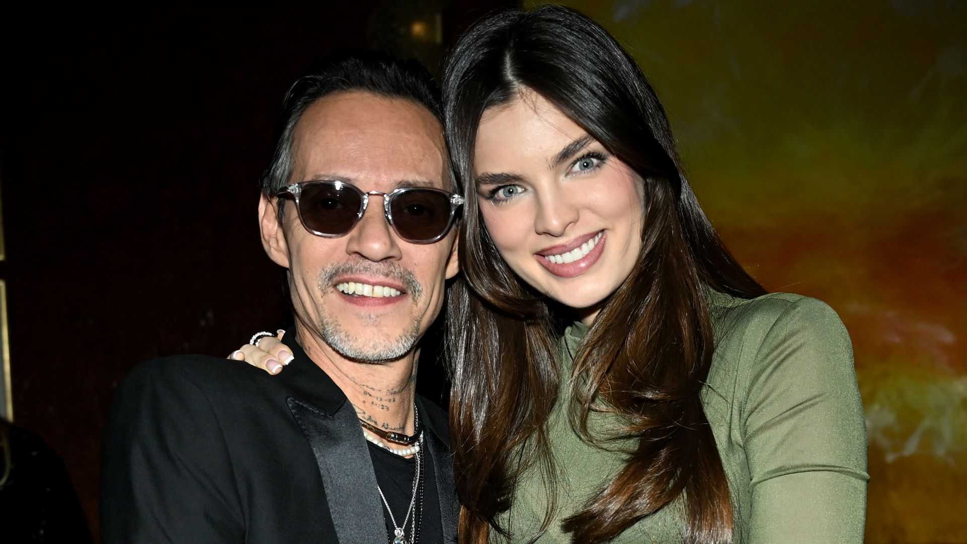 Marc Anthony and Nadia Ferreira share first family photo as they welcome their second child
