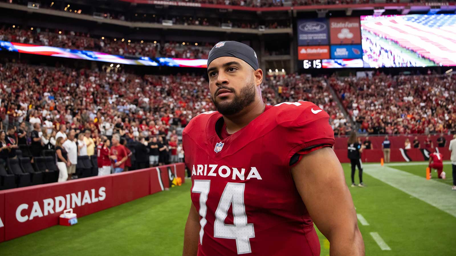 Cardinals’ OL will report to training camp despite facing 4 charges related to 'guns, gangs investigation'
