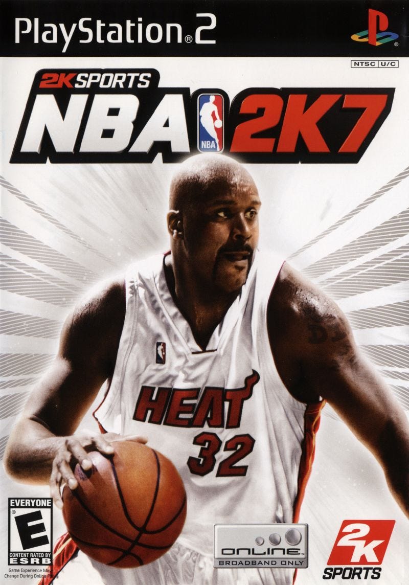 NBA 2K covers through the years