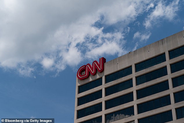 The network's parent company is currently in the process of being sold to rival media company Paramount. The CNN center is seen here in Atlanta, Georgia