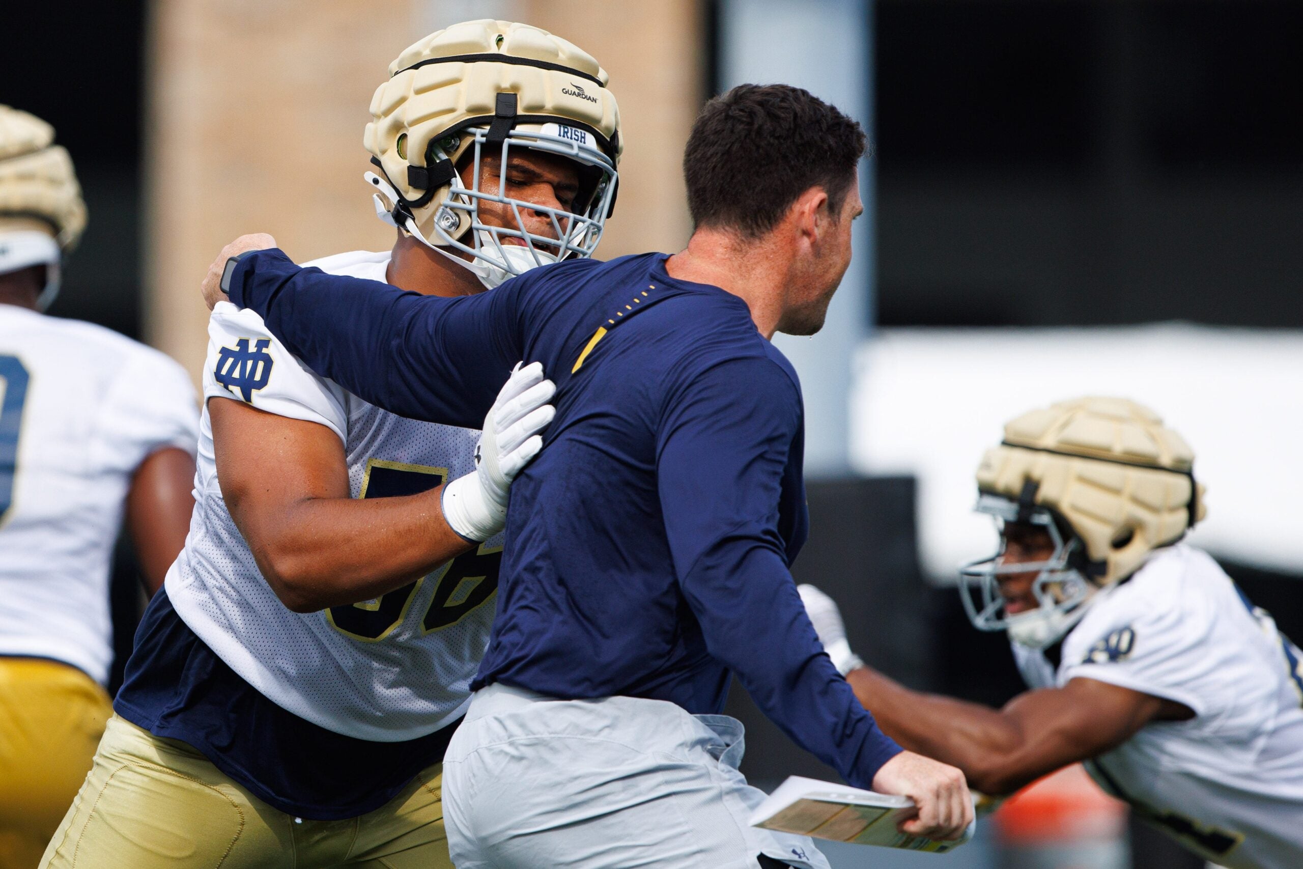 Notre Dame football's Charles Jagusah injury update creates an interesting debate about the best fix for the offensive line