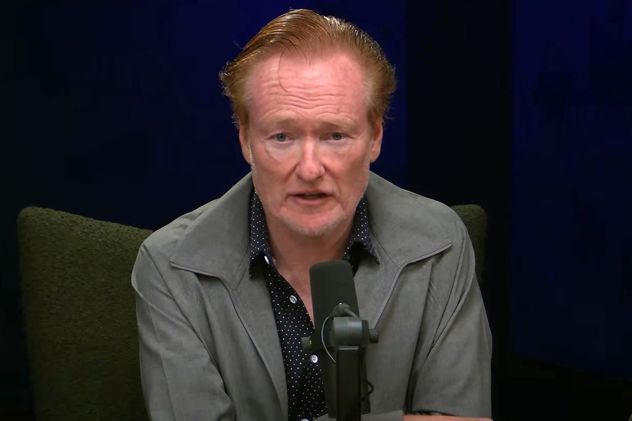 Conan O’Brien during his Molly Shannon interview