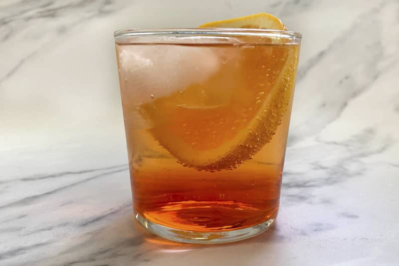 Italian bicicletta cocktail.
