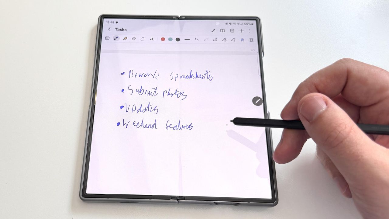 No, the Fold 8 doesn't have an S Pen — but Samsung is exploring its return for future Folds