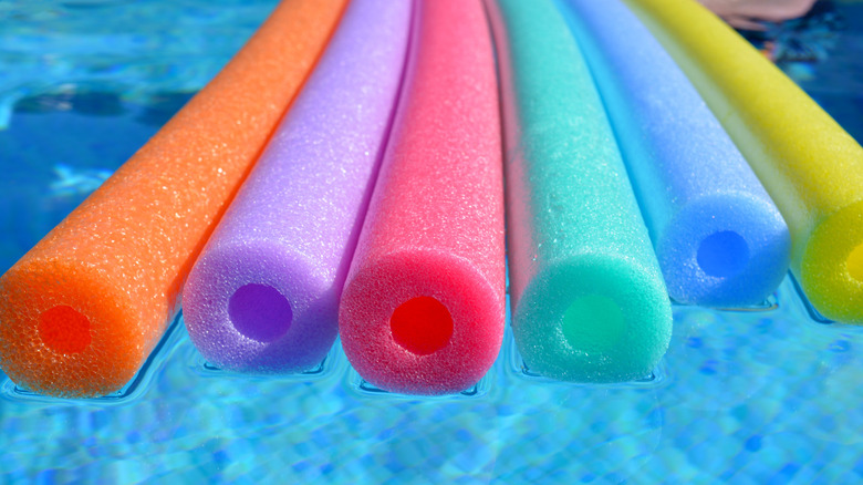 The clever pool noodle DIY that'll give your swimming pool a glowing upgrade