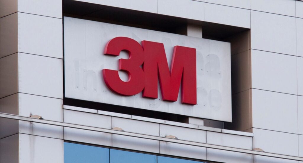 3M logo on building