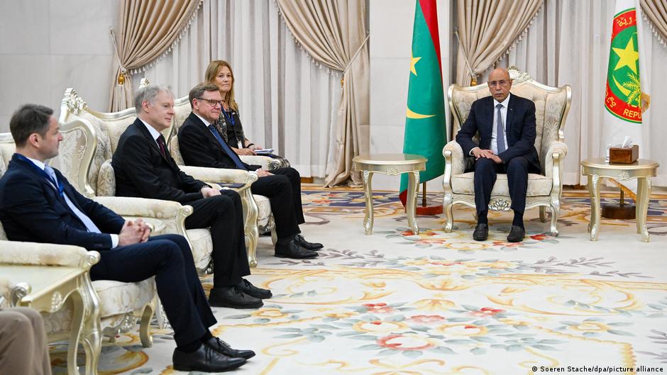 In Nouakchott, Wadephul met with Mauritanian President Mohamed Ghazouani alongside several other German diplomats