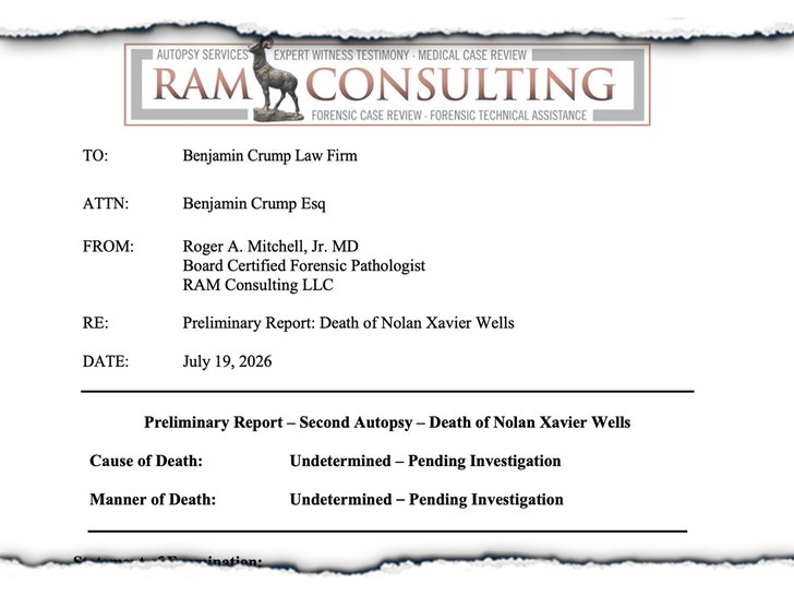 Nolan Wells May Have Had Injury to Back of His Head, Independent Autopsy
