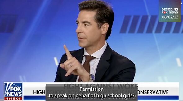Jesse Watters claims high school girls want conservative men