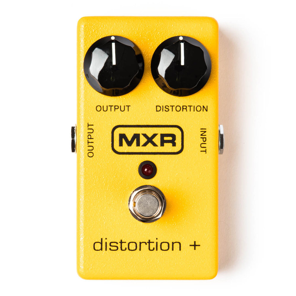 MXR Distortion+ in its original yellow box