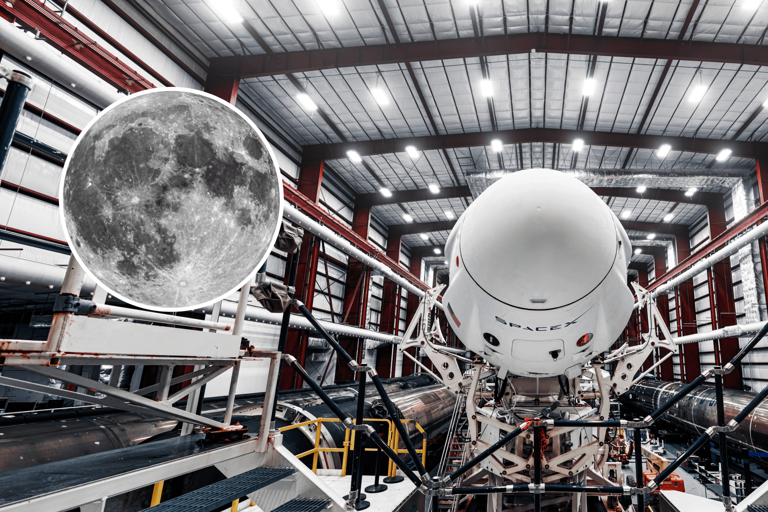 An Elon Musk SpaceX rocket is set to crash into the moon